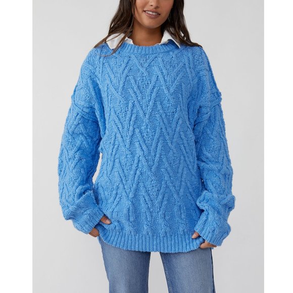 FREE PEOPLE Isla Cable Tunic / Marine - Picture 6 of 8